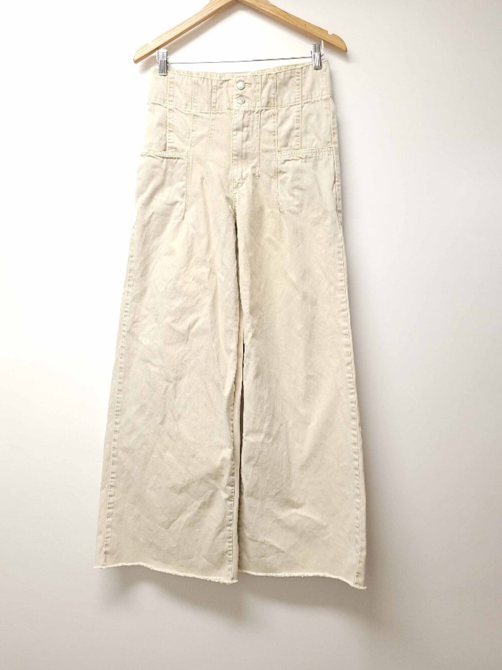 We The Free Wide Leg High Rise Jeans Size 27